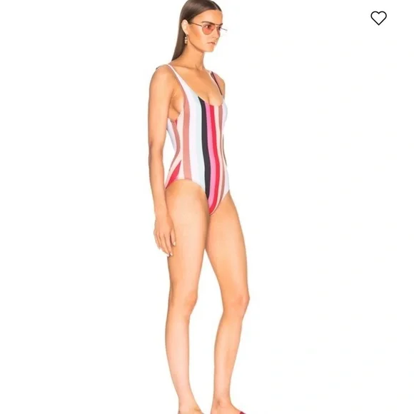 Solid & Striped Anne Marie Malibu Stripe One Piece - Picture 2 of 7